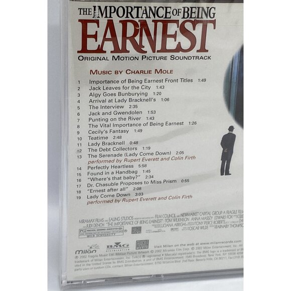 The Importance Of Being Earnest Original Soundtrack CD Featuring Music By Charli - Picture 5 of 5